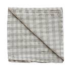 Tell Me More Gingham rutig linneservett 45x45 cm Natural