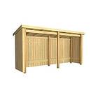 Plus Storage Shed Nordic Multi 4.7m² 2 moduler öppen