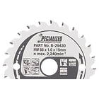 Makita Sågklinga för laminat ; 85x1x15.0 mm; Z24; 7°