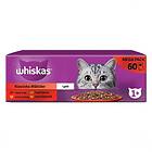 Whiskas 1+ med Oxe, Lamm och Kyckling i Gelé 60x85g