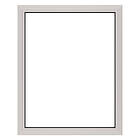 NorDan Fast Fönster HelAlu 3-Glas Aluminium fast 28X13 Härdat in+ut Glas AFK 28X13+Härd