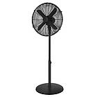 Zanussi ZNMPF1601MB 16" Metal Pedestal Fan Floor Standing Design, 2 Year Guarantee, 3 Speed Settings, 125cm Height, Oscaillating Function Ma