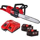 Milwaukee M18FCHS-0 18V Fuel Chainsaw with 2 x 5.0Ah Battery & Charger:18V