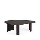 Ethnicraft Mahogany Boomerang sohvapöytä Mahogny dark brown 125x75 cm