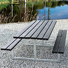 Hortus Picknickbord Frigg picnic table "FRIGG", black primed with galvanized fr 801-081