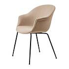 GUBI Bat Dining Chair Fully Upholstered Conic Base Remix 3 Nr.233-black