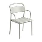 Muuto Linear Steel Armchair Karmstol Grey (ral 7044)