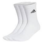 Adidas Strumpor Cushioned Sportswear Crew 3-pack Hvit/svart adult HT3446