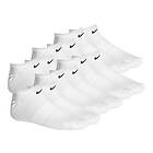 Nike Strumpor Everyday Lightweight 6-pack Vit/svart adult SX7679-100