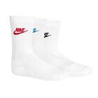 Nike Strumpor Nsw Everyday Essential Crew 3-pack Hvit/svart adult DX5025-100