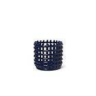 Ferm Living Ceramic Basket Small Blue