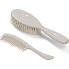 BabyOno Take Care Hairbrush and Comb Set Gray (för barn från födseln) unisex