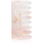 Crystallove Rose Quartz Comb massagehjälpmedel för hår och kropp