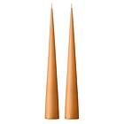 Ester & Erik konljus 37 cm 2-pack matt Mörk aprikos 19/2