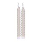 Scandi Essentials Twisted LED-ljus 25 cm 2-pack Beige