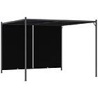 vidaXL Garden Pergola with Retractable Roof 3x3m