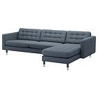 IKEA LANDSKRONA 4-sitssoffa Djup schäslong: 158 cm