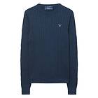 Gant Stretch Cotton Cable Crew Sweater Dam