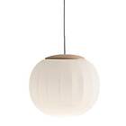 Luceplan Lita Pendel 18 cm, Ask / Opalglas