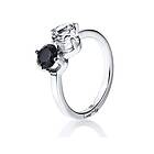 Efva Attling The Storm & I Ring Crystal Quartz/Onyx