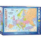 Eurographics Map of Europe 1000 bitar