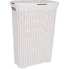 Curver Laundry Basket Rattan 60l beige