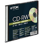 TDK CD-RW 700MB 12x 5-pack Slimcase