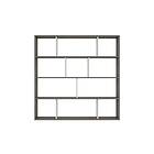 Jasenica Bokhylla 145x25 cm Hvit/Mörkbrun 935CMN1114