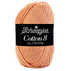 Scheepjes Cotton 8 Garn Unicolor 649 Persika