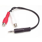 StarTech 3.5mm - 2RCA M-F 0.15m