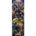 Dörrposter Avengers: Infinity war