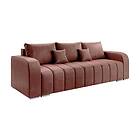 Zulueta 4-sits Sovesofa Venstre Rosa