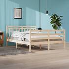 vidaXL Bed Frame massivt trä 160x200 cm 3105325