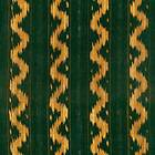 Vintage Mindthegap Ikat Topiary Green WP30102