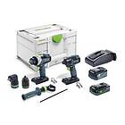 Festool TID 18 5,0/4,0-Set TPC 18/4 Verktygspaket med batteri och laddare