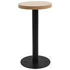 vidaXL Bistrobord ljusbrun 40 cm MDF 286415