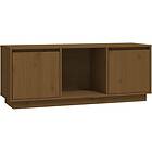 vidaXL TV Stand honungsbrun 110.5x35x44 cm massiv furu 814342