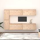 vidaXL TV-benk 6 st massiv furu 3100234