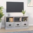 vidaXL TV Stand grå sonoma 100x35x50 cm konstruerat trä 816294