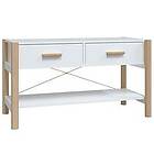 vidaXL TV Stand vit 82x38x45 cm konstruerat trä 345660