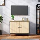 vidaXL TV Stand med dörrar sonoma-ek 60x35x45 cm konstruerat trä 826296
