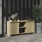 vidaXL TV-benk sonoma-ek 102x37,5x52,5 cm spånskiva 809794