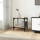 vidaXL TV Stand sonoma-ek 40x33x41 cm konstruerat trä och stål 819303