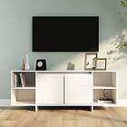 vidaXL TV-benk vit 130x35x50 cm spånskiva 809584
