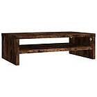 vidaXL Skärmställ rökfärgad ek 42x24x13 cm konstruerat trä 815267