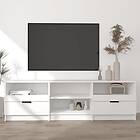 vidaXL TV Stand vit 150x33.5x45 cm konstruerat trä 811457