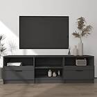 vidaXL TV-benk svart 150x33,5x45 cm konstruerat trä 811458