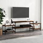 vidaXL TV Stand brun ek 197x35x52 cm konstruerat trä 826329