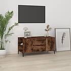 vidaXL TV Stand rökfärgad ek 102x44.5x50 cm constructed wood