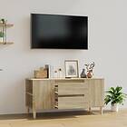 vidaXL TV Stand sonoma-ek 102x44.5x50 cm konstruerat trä 819599